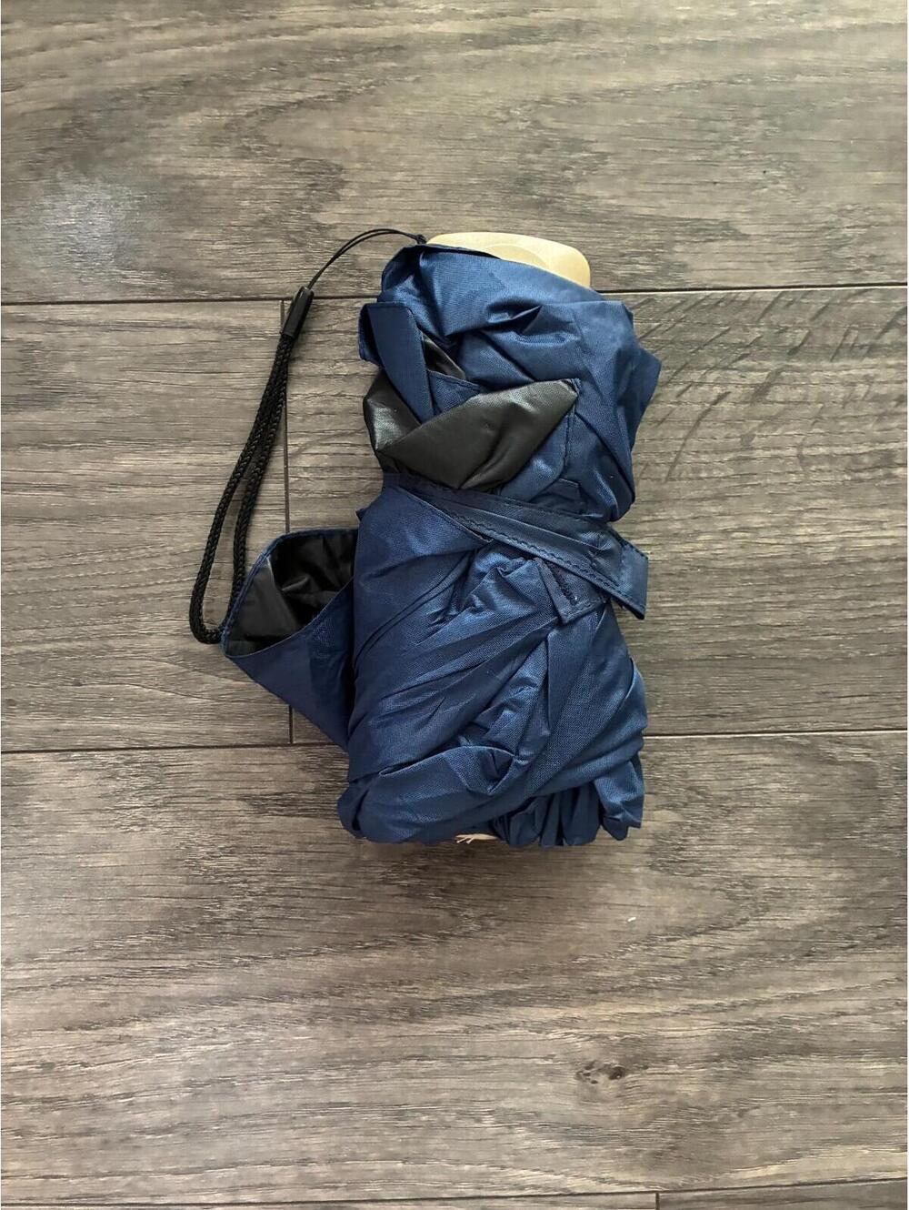 Dark blue umbrella